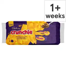 Tesco Cadbury Crunchie Milk Chocolate Desserts 4X75g offer