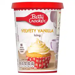 Tesco Betty Crocker Velvety Vanilla Icing 400G offer
