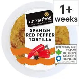 Tesco Unearthed Spanish Red Pepper Tortilla 250g offer