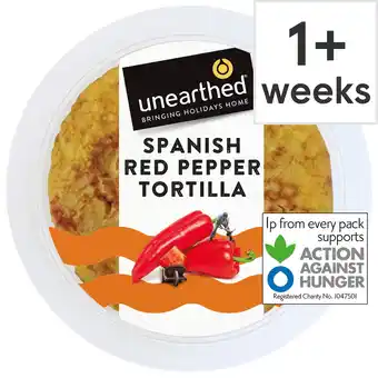 Tesco Unearthed Spanish Red Pepper Tortilla 250g offer
