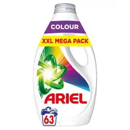 Tesco Ariel Colour Washing Liquid Detergent 63 Washes 1953ml offer