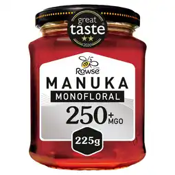 Tesco Rowse Authentic Manuka New Zealand Honey 250+ Mgo 225G offer