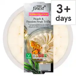 Tesco Tesco Finest Peach & Passion Fruit Trifle 550g offer