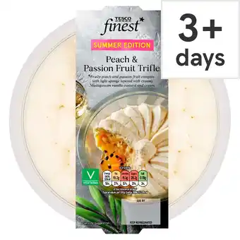 Tesco Tesco Finest Peach & Passion Fruit Trifle 550g offer