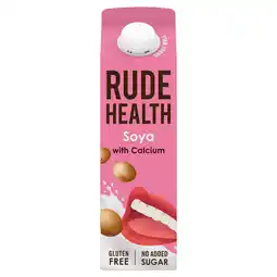 Tesco Rude Health Soya Drink with Calcium 1L offer