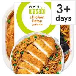 Tesco Wasabi Chicken Katsu Yakisoba 450G offer