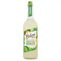 Tesco Belvoir Farm Non-Alcoholic Lime & Yuzu Mojito 750ml offer