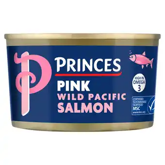 Tesco Princes Pink Wild Pacific Salmon 213g offer