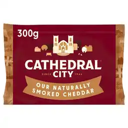 Tesco Cathedral City Smoked Cheddar Block 300g offer