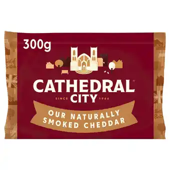 Tesco Cathedral City Smoked Cheddar Block 300g offer