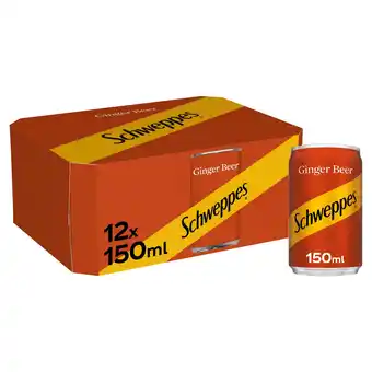 Tesco Schweppes Ginger Beer 12 x 150ml offer