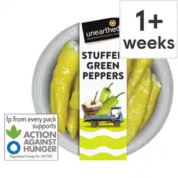 Tesco Unearthed Stuffed Green Peppers 150g offer