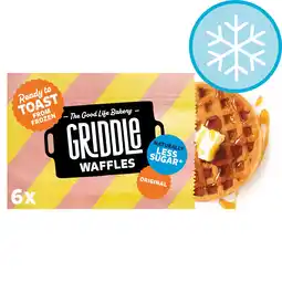 Tesco Griddle Original Wholegrain Waffles 6 Pack 200g offer