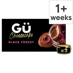 Tesco Gu Cheesecake - Black Forest 2 x 88g offer