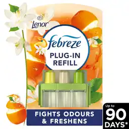 Tesco Febreze Plug-In Refill - Citrus & White Verbena 20ml offer