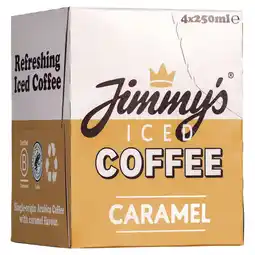 Tesco Jimmy's Iced Coffee Caramel 4 x 250ml offer