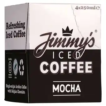 Tesco Jimmy's Iced Coffee Mocha 4 x 250ml offer