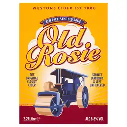 Tesco Westons Old Rosie Cloudy Cider 2.25L offer