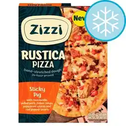 Tesco Zizzi Rustica Sticky Pig Pizza 443g offer