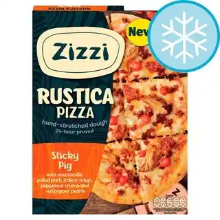 Tesco Zizzi Rustica Sticky Pig Pizza 443g offer