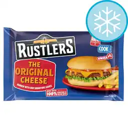 Tesco Rustlers The Original Cheese Burger with Our Signature Sauce 174g offer