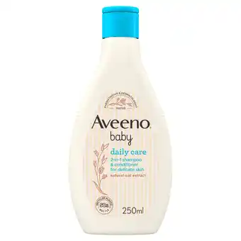 Tesco Aveeno Baby Daily Care 2-in-1 Shampoo & Conditioner 250ml offer