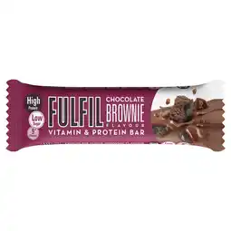 Tesco Fulfil Vitamin & Protein Bar - Chocolate Brownie 55g offer