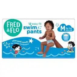 Tesco Fred & Flo Easy Fit Swim Pants Medium 12 Pack offer