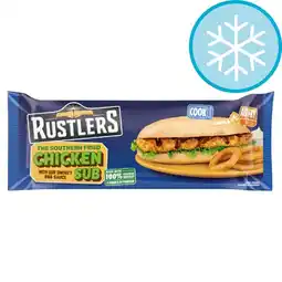Tesco Rustlers The Southern Fried Chicken Sub with Our Smokey BBQ Sauce 151g offer
