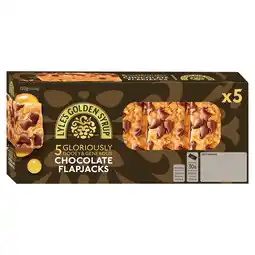 Tesco Lyle's Golden Syrup Chocolate Flapjacks 5x30g offer