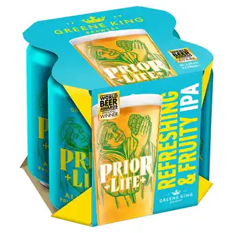 Tesco Greene King Prior Life All Day IPA 4x330ml offer