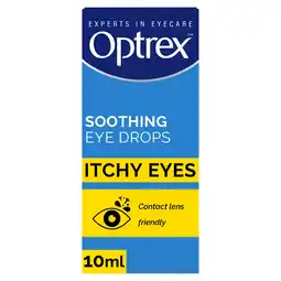 Tesco Optrex Soothing Itchy Eye Relief Drops 10ml offer