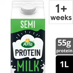 Tesco Arla Protein Semi Skimmed Milk 1L offer