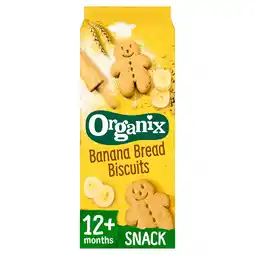Tesco Organix Banana Bread Biscuits 135g offer