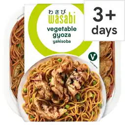 Tesco Wasabi Vegetable Gyoza Yakisoba 450g offer