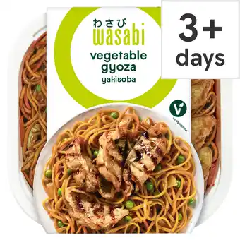 Tesco Wasabi Vegetable Gyoza Yakisoba 450g offer