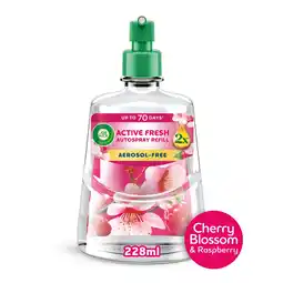 Tesco Air Wick Cherry Blossom & Raspberry 24/7 Autospray Refill 228ml offer