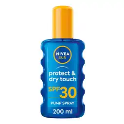 Tesco NIVEA SUN Protect & Dry Touch Sun Mist Spray SPF30 200ml offer