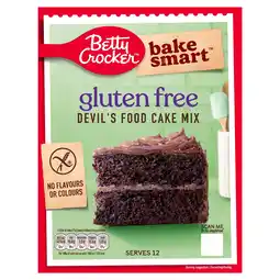 Tesco Betty Crocker Gluten Free Devils Food Cake 425G offer