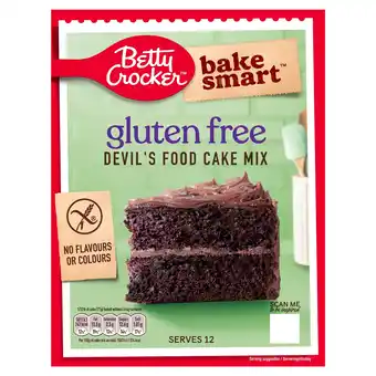Tesco Betty Crocker Gluten Free Devils Food Cake 425G offer