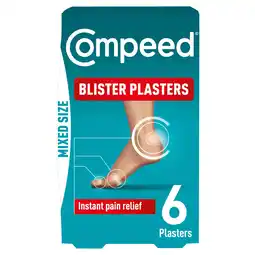 Tesco Compeed Mixed Size Blister Plasters 6s offer