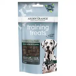 Tesco Arden Grange Dog training treats sensitive grain free with ocean white fish and potato 80g offer