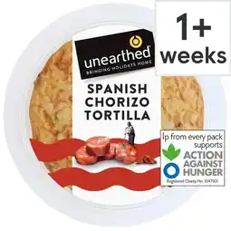 Tesco Unearthed Spanish Chorizo Tortilla 250g offer