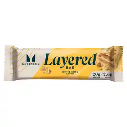 Tesco Myprotein Layered Protein Bar - White Gold 60g offer
