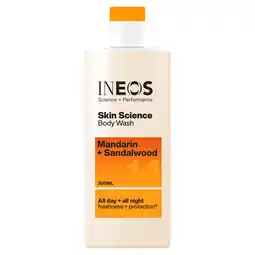 Tesco INEOS Skin Science Mandarin + Sandalwood Body Wash 300ml offer