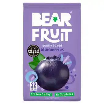 Tesco BEAR Fruit Dried Blueberries 75g offer