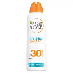 Tesco Garnier Ambre Solaire Invisible Protect SPF30 150ml offer