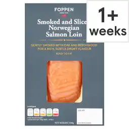 Tesco Foppen Smoked & Sliced Norwegian Salmon Loin 100g offer