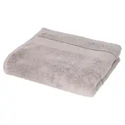 Tesco F&F Home Light Grey Supersoft Cotton Bath Towel offer