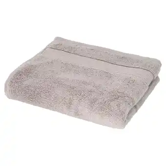 Tesco F&F Home Light Grey Supersoft Cotton Bath Towel offer